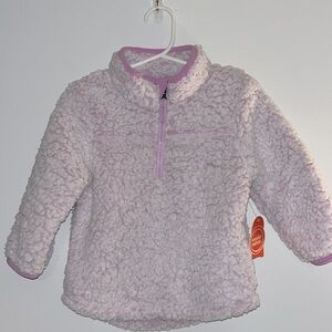 NWT Toddler Sherpa pullover Purple 2T